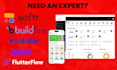 develop mobile apps, ios apps, softr, flutterflow, appian, kodular, buildfire
