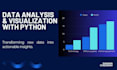 analyze and visualize your data using python