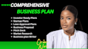 create investor, startup, loan business plan, proposal, pitch deck, writer
