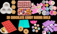 make custom silicone mold for chocolate baking  cookie candy for food grade mold