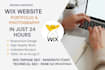 wix website design wix redesign copy clone wix revamp wix website