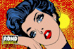 draw a retro pop art roy lichtenstein style