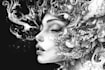 draw black and white illustrations