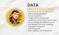 expert data extraction and web scraping using python, node js and automation