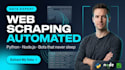 expert data extraction and web scraping using python, node js and automation