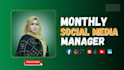 be your monthly social media manager