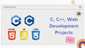 do c, c plus plus assignments, dsa,oop projects, and web dev