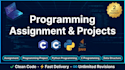 do c, c plus plus assignments, dsa,oop projects, and web dev