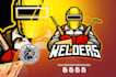 create mascot mechanical welding logo