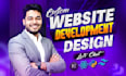do custom website design, full stack developer, ai chatbot, front end developer