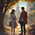 draw your couple character with anime style