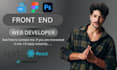 create front end website for you