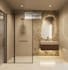 create a 3d design for the bathroom, laundry room