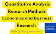 do quantitative analysis, research methods and essays