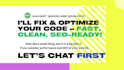 fix react, javascript, HTML, python bugs