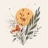 design a hand drawn botanical boho logo