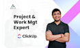 set up or optimise your clickup workspace