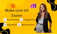 make com zapier migration made make automation optimization