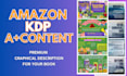 design captivating amazon kdp a plus content