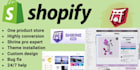 create one product custom shopify store on shrine pro theme