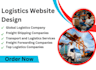 create a professional logistics website, cargo, trucking, dispatch website