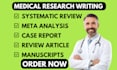 do meta analysis, case reports, manuscripts,systematic review and review article