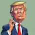 create you political funny cartoon portrait