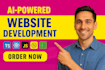 build, redesign custom business website, full stack website development mern