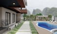 design terrace, backyard, landscape, pool and patio