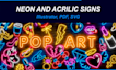 neon signs and acrylic signs