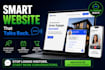 create a smart website with ai chat for your business