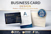 design modern business card and digital business card