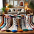 design cool socks with personality