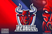 do creative mascot bull gaming logo