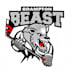 do make beast mascot logo werewolf sticker design with company
