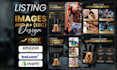 do amazon listing images and product infographic design