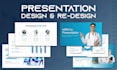 redesign and enhance your old powerpoint presentation to look professional
