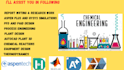 offer chemical engineering aspen plus, hysys and plant design