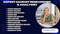 create an expert market study, business plan, feasibility study and research