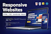 design responsive websites using HTML CSS javascript