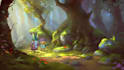 create a custom illustrated backgrounds, static and animated