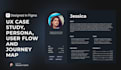 create UX case study, persona, user flow and journey map
