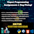 do c java python programming assignments and projects