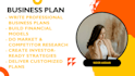 do professional business plan writing