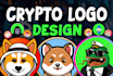 do any crypto and cryptocurrency token logo design, post design and edit service