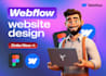 design and develop webflow website and figma to webflow