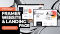 create responsive framer landing page design, framer website