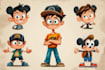 make special cartoon mascot character