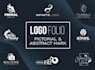 make modern abstract letter mark logo design