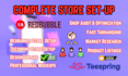 expert print on demand store setup on redbubble, teespring
